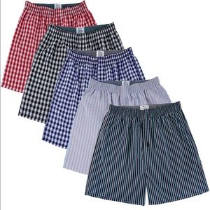 Furtrop Men’s Woven Boxers (5 units) Size: 3 XL